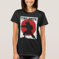 Funny Cat-rate Cat Karate Gift For Martial Arts Ki