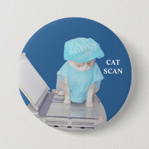 Funny Cat Scan Pin