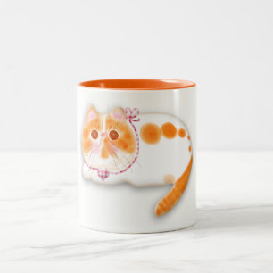 Funny cat series service table mug by ORDesigns.