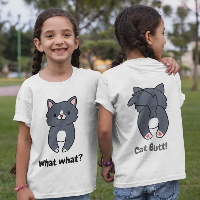Funny Cat Shirt Cat Front Cat Butt (Creator Uploaded)