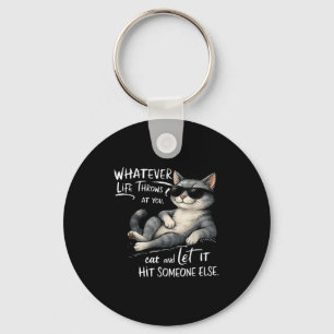 Funny Cat Shirt Funny Quote Graphic Tees For Men W Key Ring