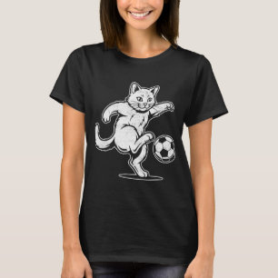Funny Cat Soccer Ll Graphic - Cute Soccer Lover T-Shirt