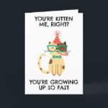 funny cat son birthday cards<br><div class="desc">Send a paw-sitively hilarious birthday card to your cat-obsessed son. This funny card is filled with cute cat puns and jokes that will have him laughing out loud. It's the perfect way to show your love for your feline-loving kid.</div>
