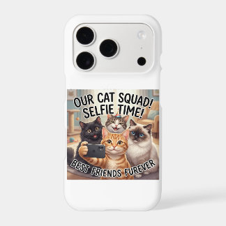 Funny Cat Squad Selfie Phone Case
