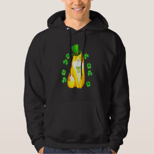 Funny Cat St Patrick S Day Green Saint Patty Women Hoodie