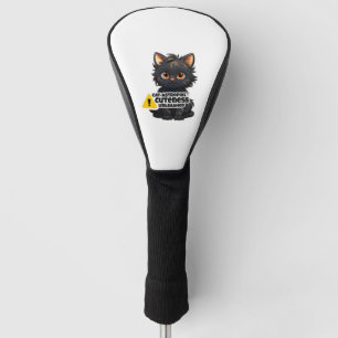 Funny cat sticker Classic T-Shirt (1) Golf Head Cover