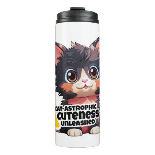 Funny cat sticker Classic T-Shirt (5) Thermal Tumbler