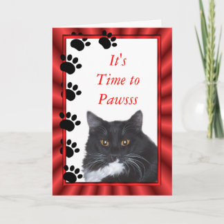 Funny Cat Sylvester card-customise any occasion Card