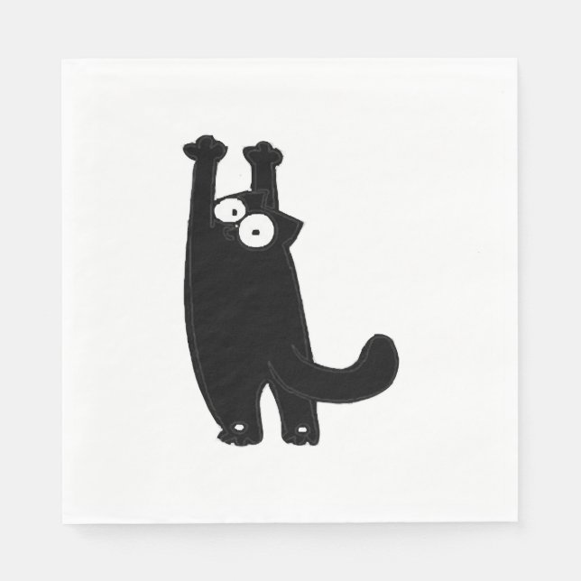funny cat t napkin (Front)
