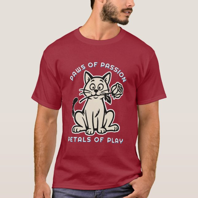funny cat T-Shirt (Front)
