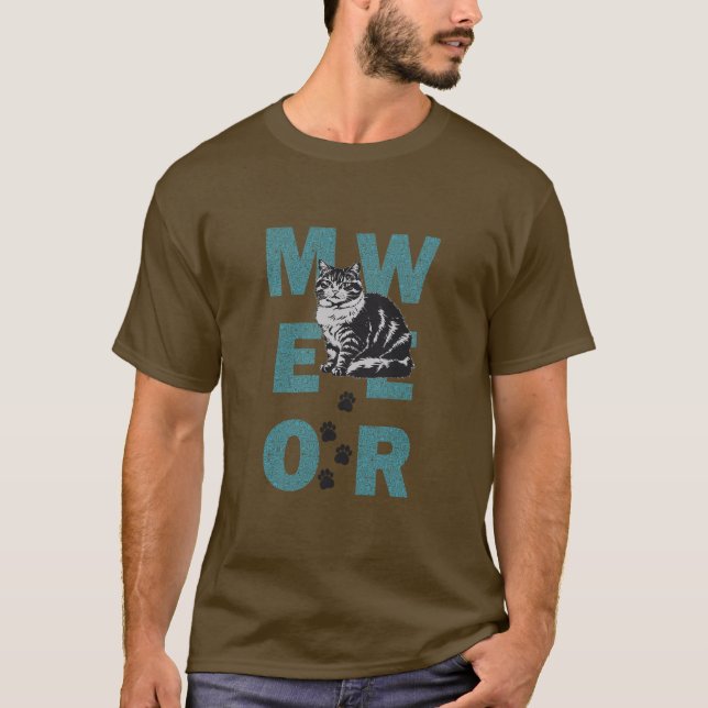 funny cat T-Shirt (Front)