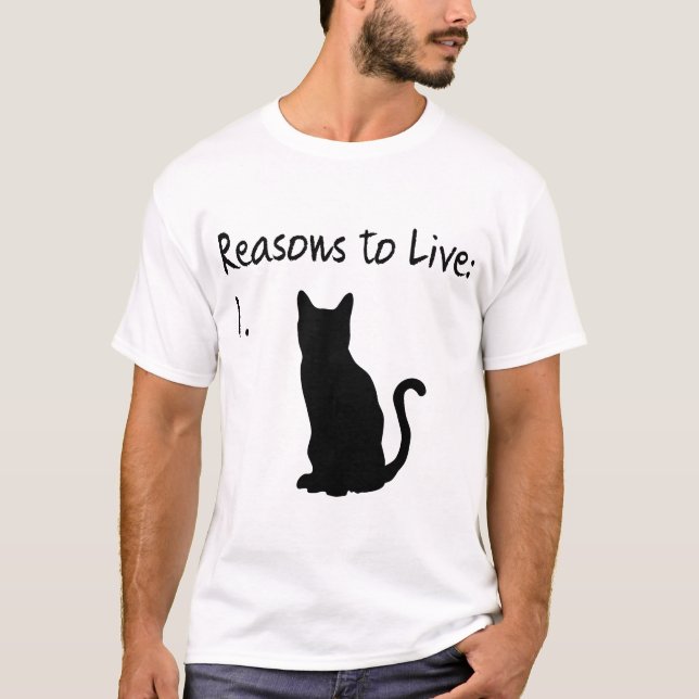 Funny Cat T-Shirt (Front)