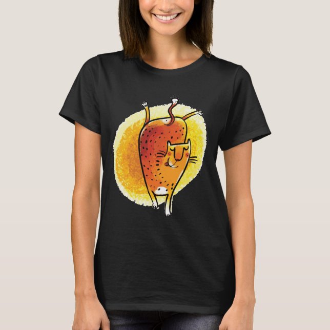 Funny Cat T-Shirt (Front)