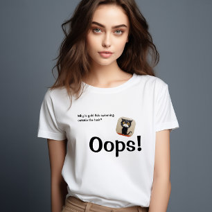 Funny Cat T-shirt   Cute Graphic tee