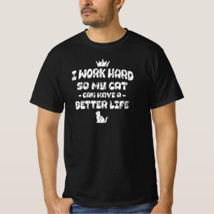 Funny Cat T‑Shirt - Funny Cat Quote Shirt