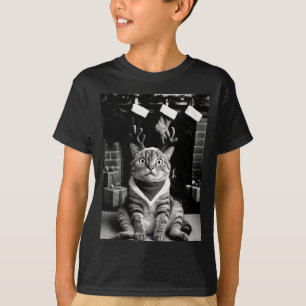 Funny Cat Taking A Selfie Christmas Xmas Pyjamas H T-Shirt
