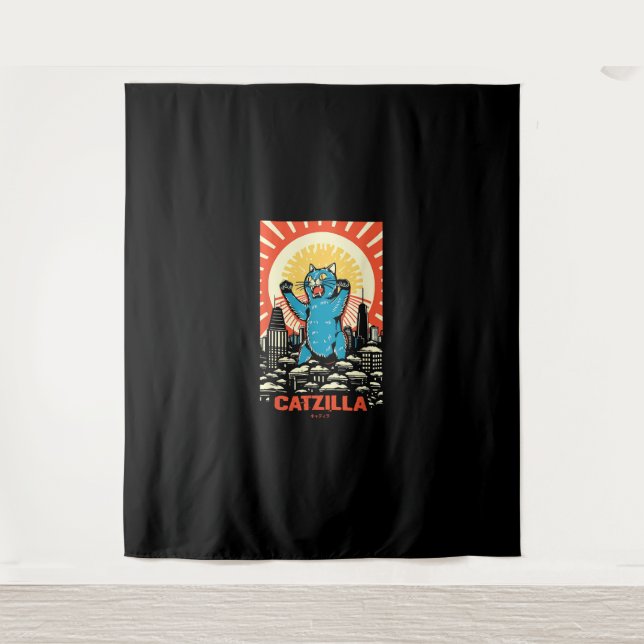 Funny Cat Tapestry (Front)