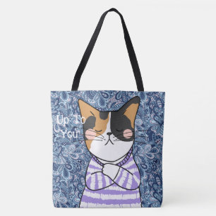 Funny Cat Tote Bag