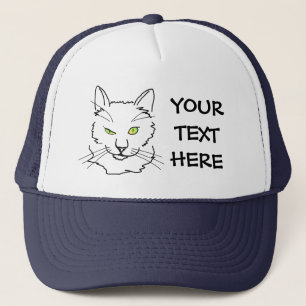 Funny Cat Trucker Hat