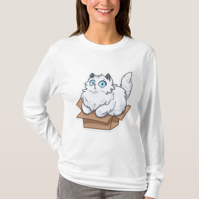 funny cat tshirt (Front)