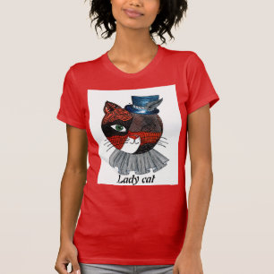 Funny Cat Typography Women's T-Shirt - Cute Kitten