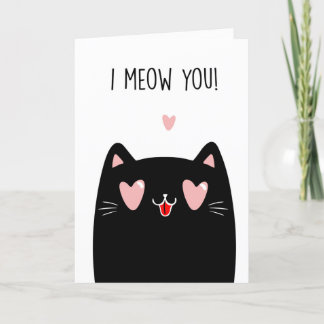Funny Cat Valentine's Day Card