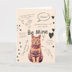 Funny Cat valentine's day cards