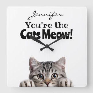 Funny Cat Wall Clock