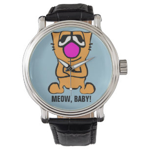Funny Cat Watches, Gibby Cat Watch