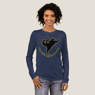 Funny Cat Yoga T-Shirt Design Tri-Blend Shirt
