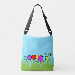Funny Caterpillar Netty & grass Crossbody Bag