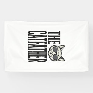 Funny Catfather Vintage Cat Quote Graphic Shirt_1 Banner