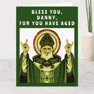 Funny Catholic Birthday Card