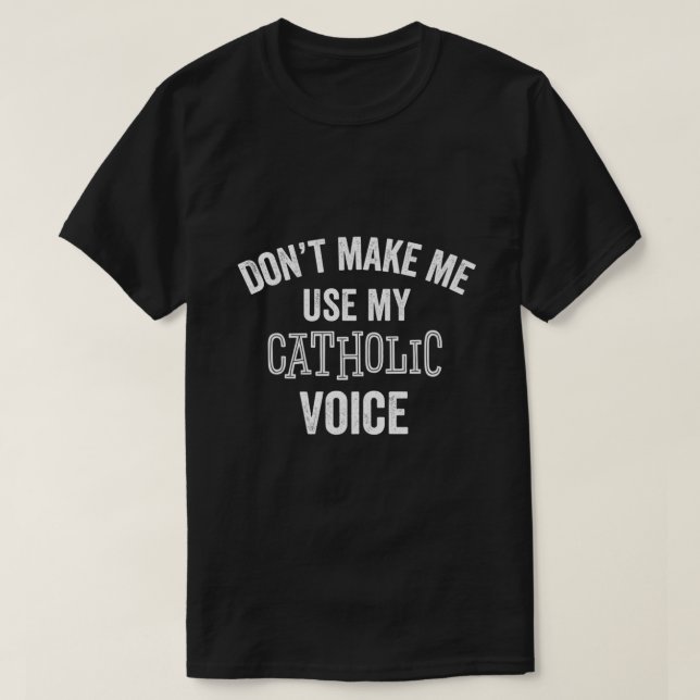 Funny Catholic Gift Roman Christian Priest Nun Bap T-Shirt (Design Front)