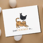 Funny Cats and Chickens Just Checking In Postcard<br><div class="desc">These sweet chickens and cats are ready to surprise your students (or loved ones!) with a funny message to keep in touch! Getting actual mail is such a special and fun way to let someone know you miss and are thinking of them! Perfect for teachers of young students during times...</div>