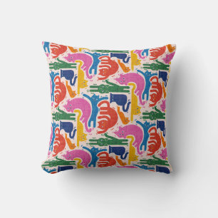 Funny cats cushion