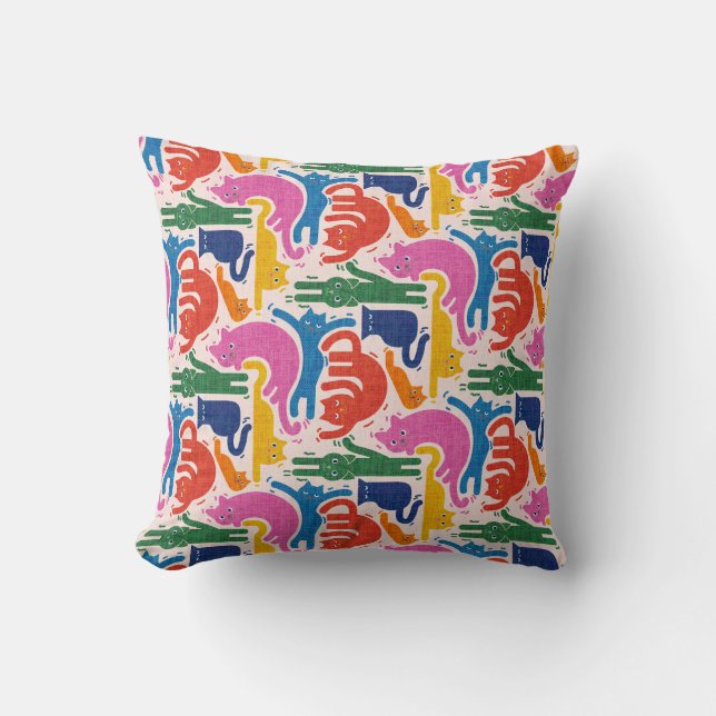 Funny cats cushion (Front)