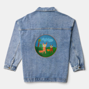 Funny Cats Denim Jacket