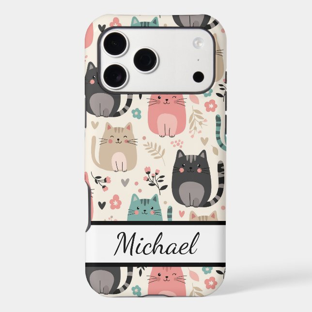 Funny Cats Graphic Art for Cat Lover Customise  (Back)