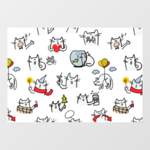 Funny cats, milk and magic.