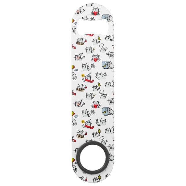 Funny cats, milk and magic. (Front)