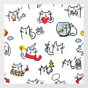 Funny cats, milk and magic.