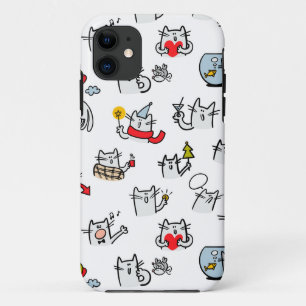Funny cats, milk and magic. Case-Mate iPhone case