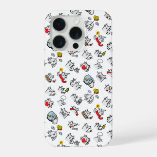Funny cats, milk and magic. iPhone 15 pro case