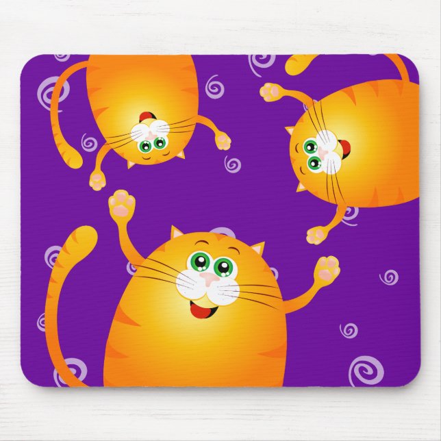 Funny cats, mousepad (Front)