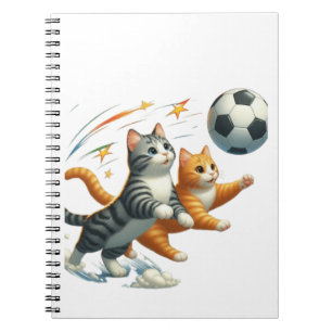 FUNNY Cats Playing FOOTBALL on a Baby T-Shirt? Notebook