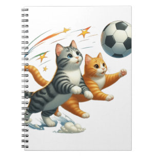 FUNNY Cats Playing FOOTBALL on a Baby T-Shirt? Notebook
