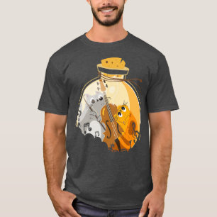 Funny Cats Playing Violin T-Shirt
