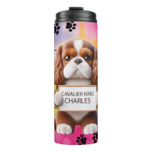 Funny Cavalier King Charles Dog Thermal Tumbler