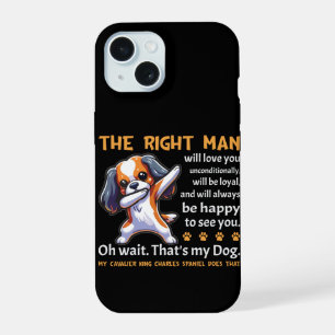 Funny Cavalier King Charles Spaniel Dog iPhone 15 Case